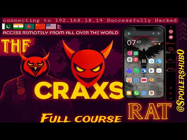 Craxs R∆T Full Course: Ethical Hacking Tutorial Beginner to Advance