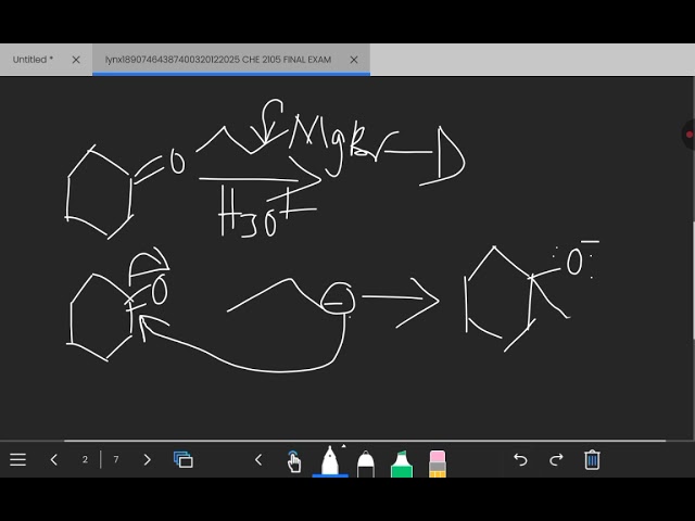 GRIGNARD REACTIONS || 2025 CHE 2105 EXAM QUESTIONS SOLVED 