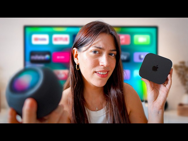 🍿 My experience with HomePod mini + Apple TV in 2025 | My Apple ecosystem (in the living room) 💛
