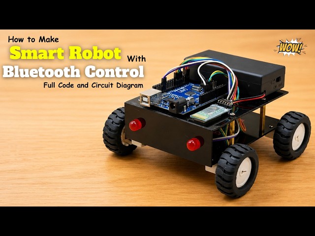 DIY Smart Car with Bluetooth Control - Step by Step!