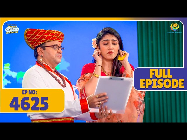 FULL EPISODE! 4625 - Bhide ne Diya Bawri ko Punishment! | Taarak Mehta Ka Ooltah Chashmah