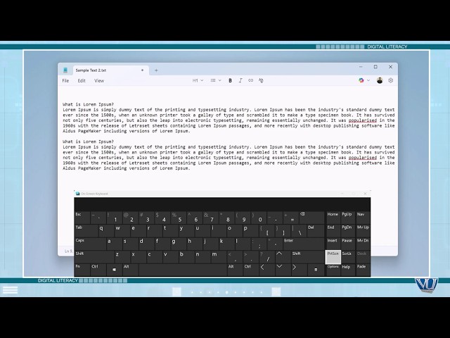 Topic 59 | Keyboard Shortcuts | Digital Literacy