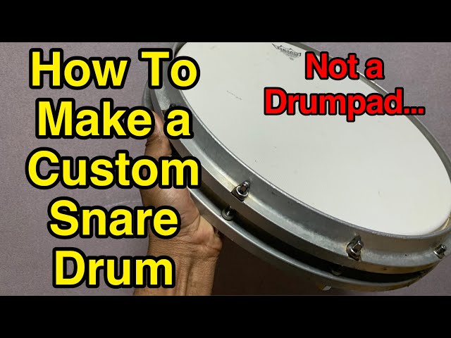 (TOP SECRET) Build A Custom Snare Drum TODAY