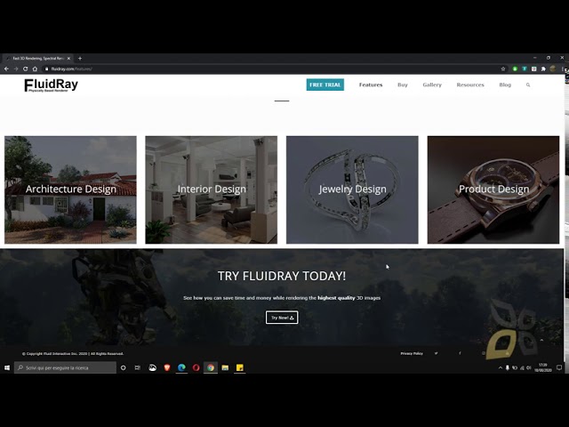 Video Guide - How to Download and Install FluidRay, RealTime PBR Rendering, Free Trial Version