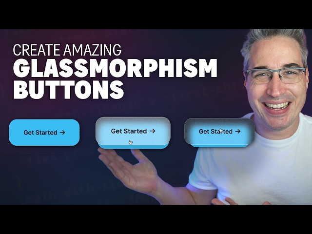 Fun button effect with HTML, CSS & JS