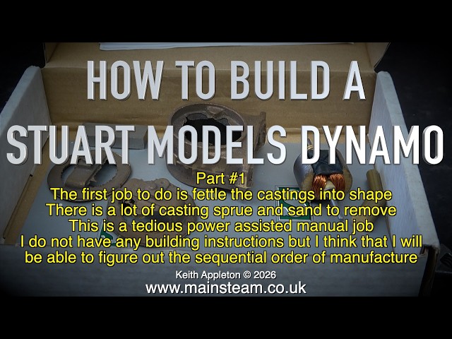 HOW TO BUILD A STUART MODELS DYNAMO - PART #1