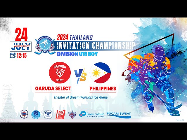Garuda Select VS Philippines | Thailand invitation championship | Division U18 Boy : Game 29