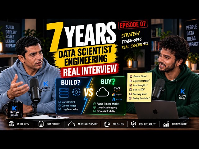 7-Year Data Scientist Interview: Build vs Buy & Decisions You Can't Take Back