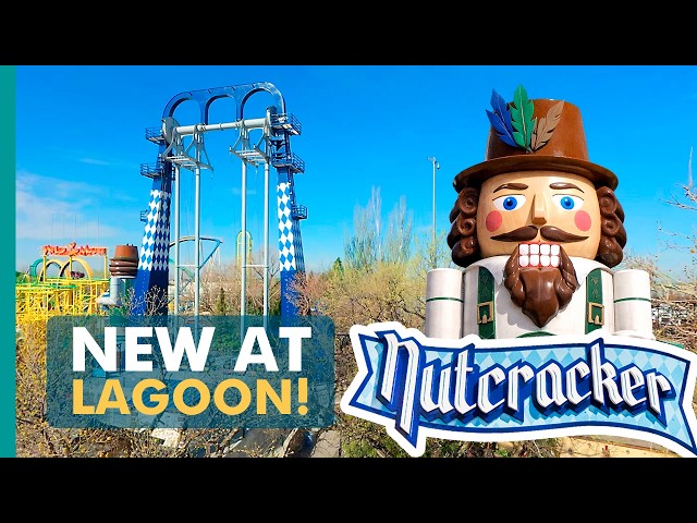 I Was NOT Ready for Lagoon’s NEW Nutcracker Ride… | Opening Day POV