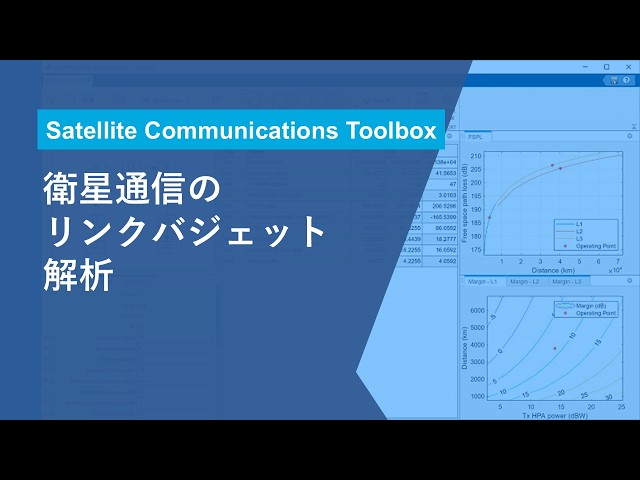 衛星通信のリンクバジェットの解析