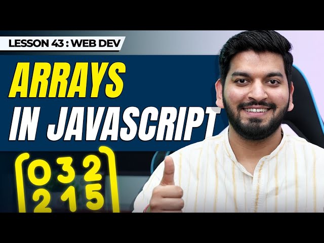 Reference Types: Objects && Arrays in JS || JavaScript Series 2024