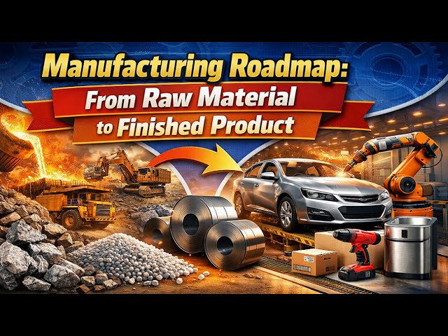Manufacturing Roadmap: From Raw Material to Finished Product