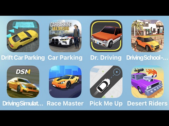 Drift Car Parking, Car Parking, Dr Driving and More Car Games iPad Gameplay
