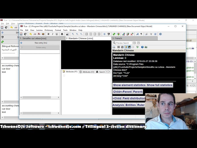 Tutorial: Basics of Setting up Trilingual Dictionary in TLex
