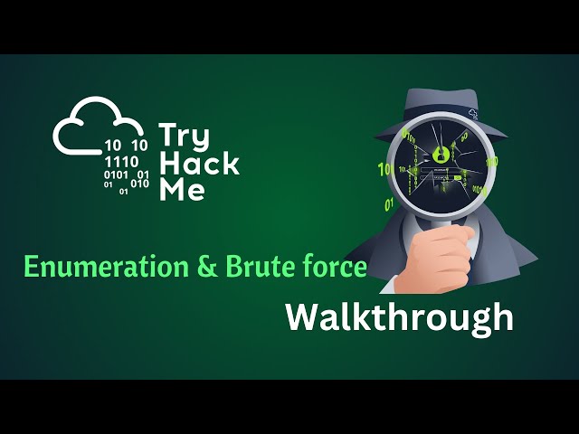 Enumeration & Brute Force TryhackMe walkthrough