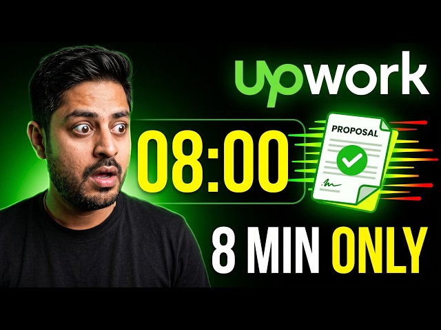 How to Increase Your Upwork Proposal Writing Speed (8-Minute Method)