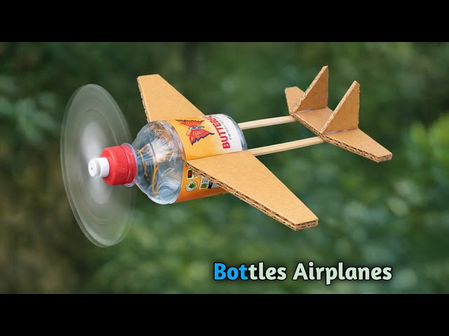 How To Make a High Performance RC Airplanes from used Plastic Bottles | science experiment