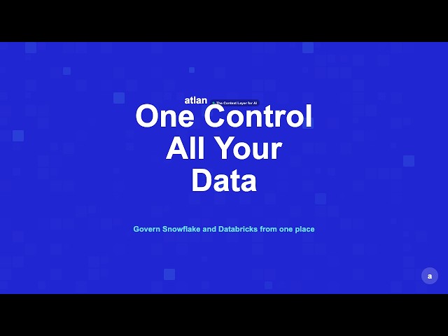 How Atlan Governs Data Access Across Snowflake and Databricks