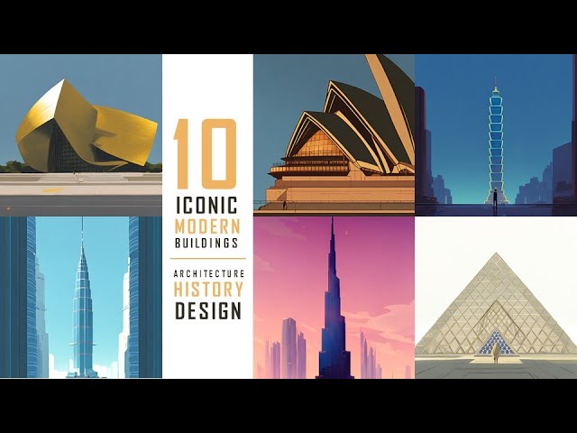 10 Iconic Modern Buildings That Redefine Architecture  | ARCHITECTURE | HISTORY | STORY | by ZERO