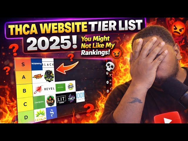 THCA WEBSITE TIER LIST 2025 – This Might Make People MAD 😂🔥