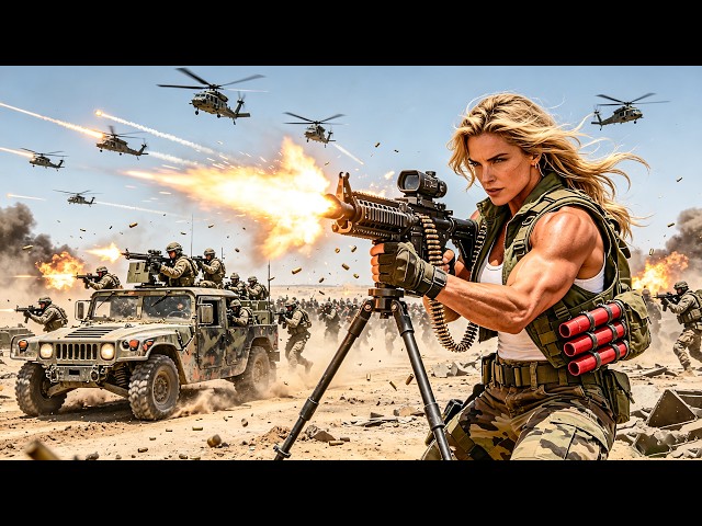 2026 Action Movie: 50 warplanes and tanks unleash overwhelming firepower on terrorists!
