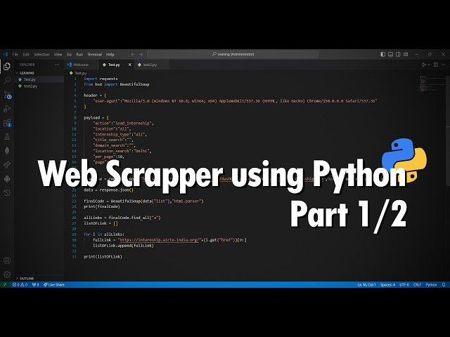 Learn Web scraping Using python | ATC Anything | part 1