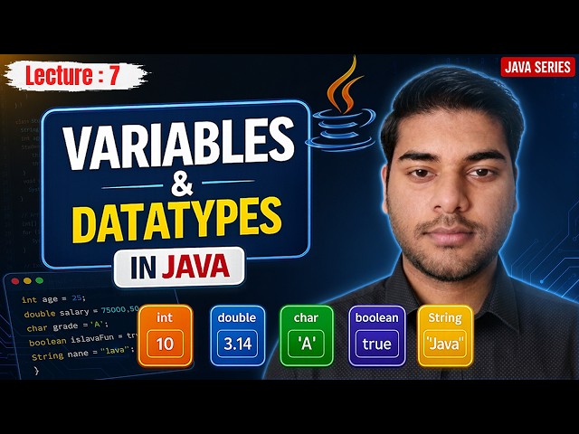 Java Variables & Data Types (Complete Beginner Guide)