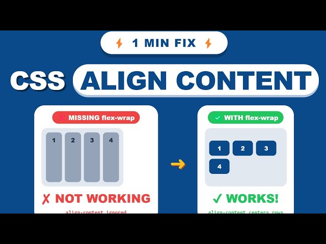 CSS align-items vs align-content: STOP Using The Wrong One