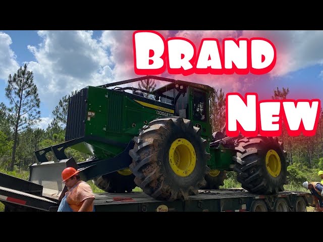 The Big Surprise Is Here, Brand New John Deere 748L-ll Skidder