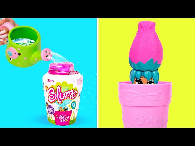 Add Water And Reveal A Beautiful Doll! Blume Dolls Secret Surprise Garden