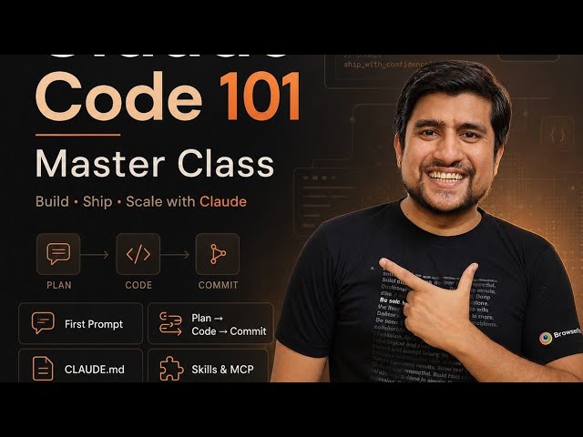 Claude Code 101 Master Class