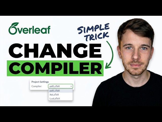 How to Change Compiler in Overleaf 2026 (Simple Step)