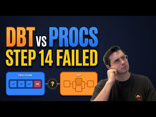 dbt Vs. Stored Procedures! Should You Migrate Your SQL to dbt?