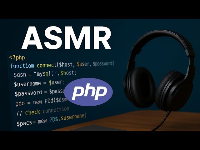 ASMR PROGRAMANDO con PHP mientras duermes (Demasiado relajante)