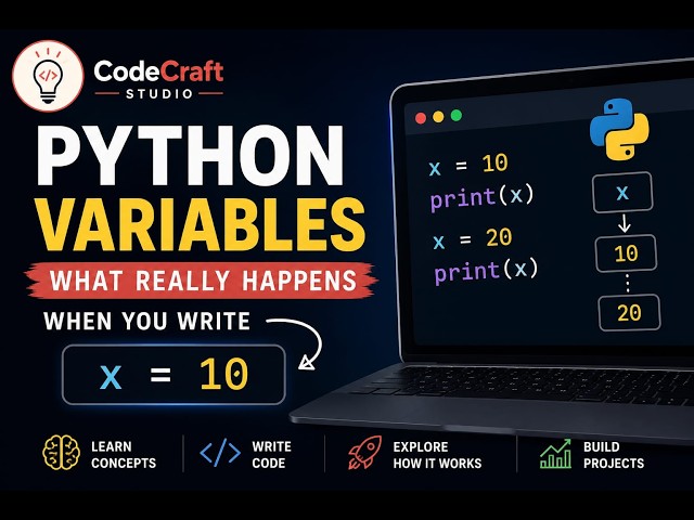 Python Variable Explained: What really happens when you write x = 10?