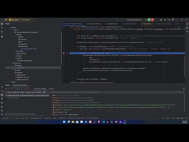 Coding backend for project Spendwise | Java, Spring Boot & Postgres