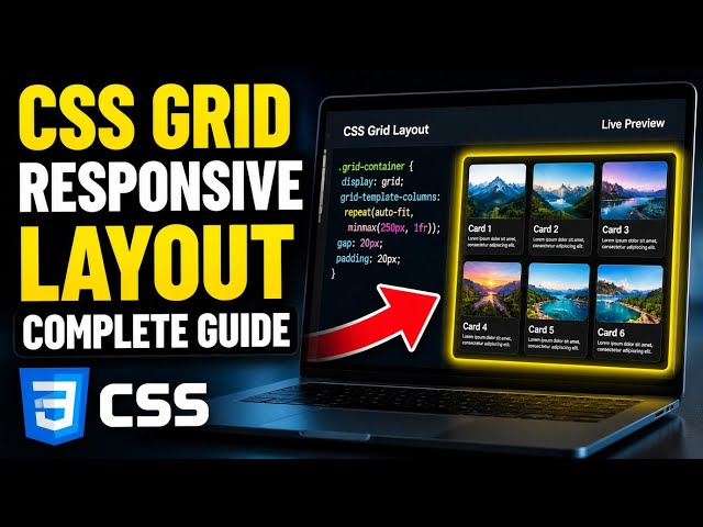 How to enable responsive layout with CSS Grid - Complete Guide