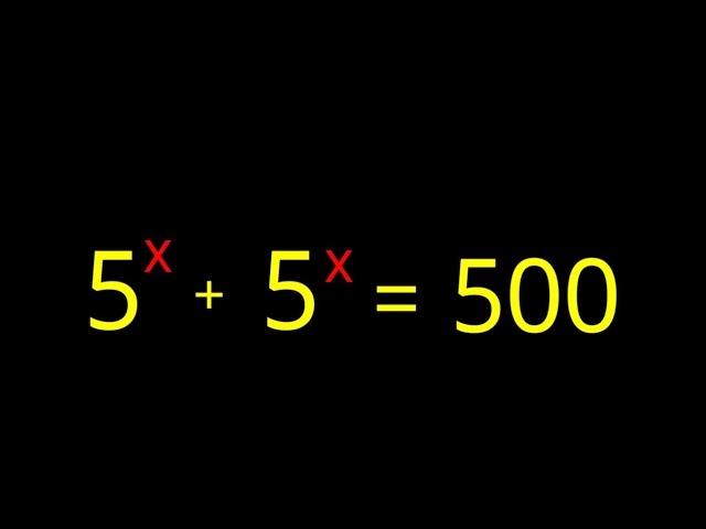Nice exponential equation #viral #mathematics #matholympiad #trending 
