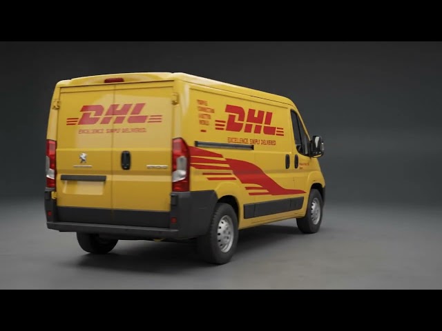 DHL Delivery Van with Interior 🚚 | Game Ready 3D Model | Unity & Unreal Engine | Smiley Pixel Studio
