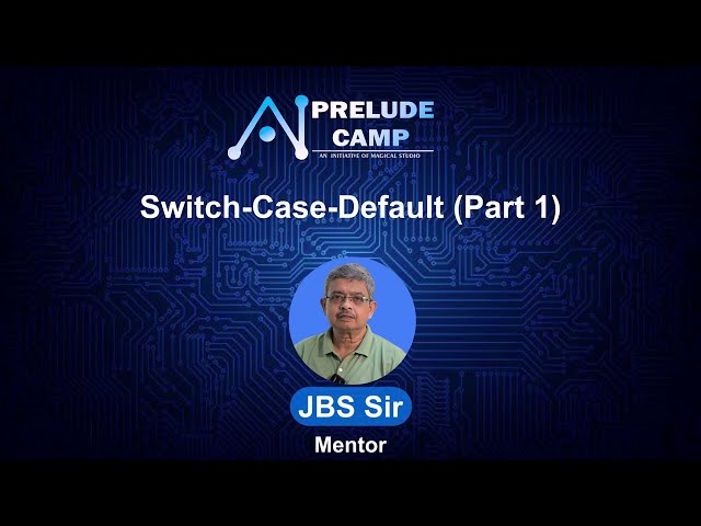 Decision Statement: switch-case (Part 1) | Mastering C from Zero!  @PreludeCamp