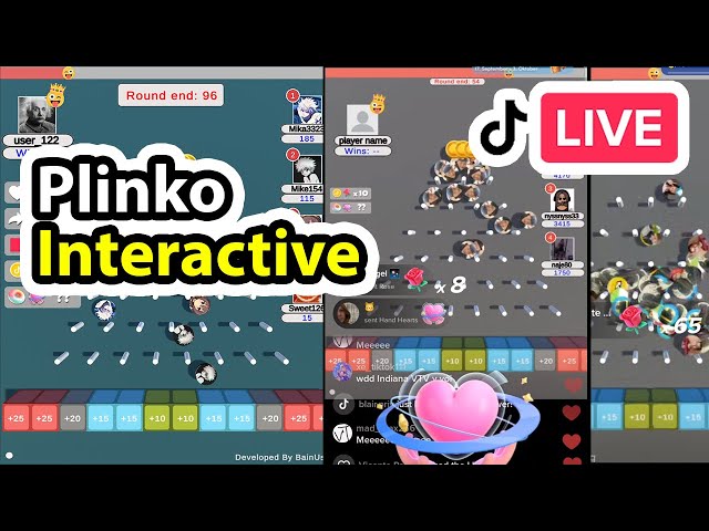Tiktok interactive Live Game: Plinko 🔥