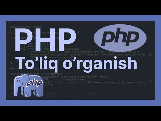 32. PHP project. 6. Postlarni ro'yxatini chiqarish. | PHP dasturlash tili