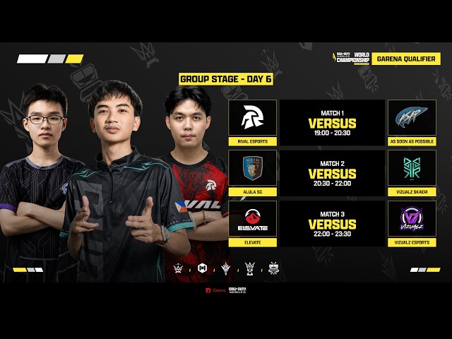 COD:M Garena Qualifier 2026 | GROUP STAGE - DAY 6