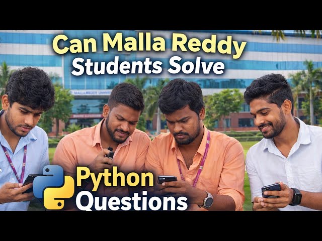 Can Malla Reddy Students Answer Python Questions?