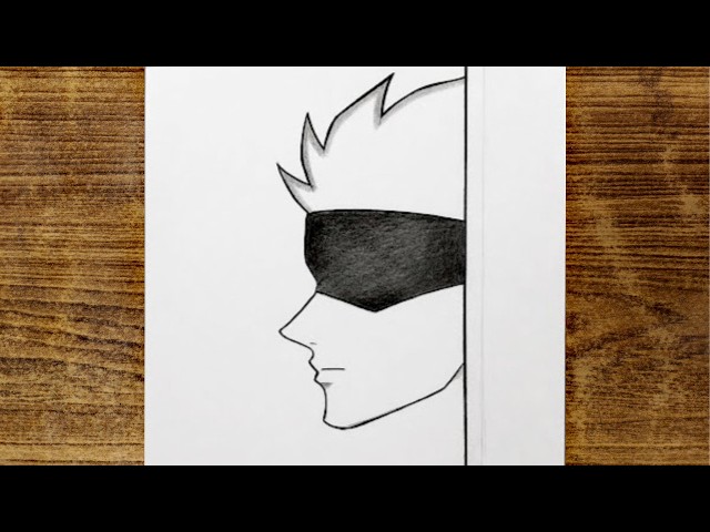 How to Draw Gojo Satoru Step-by-step | Easy Pencil Sketch Tutorial