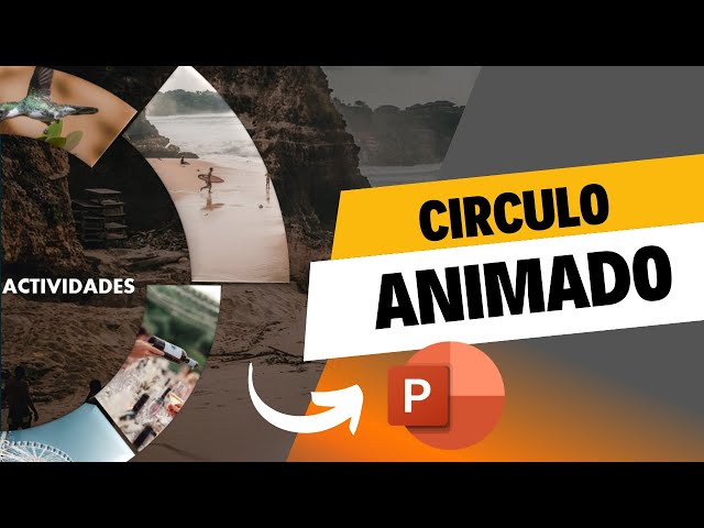 Como hacer DISEÑO de presentacion con CIRCULO ANIMADO en POWERPOINT