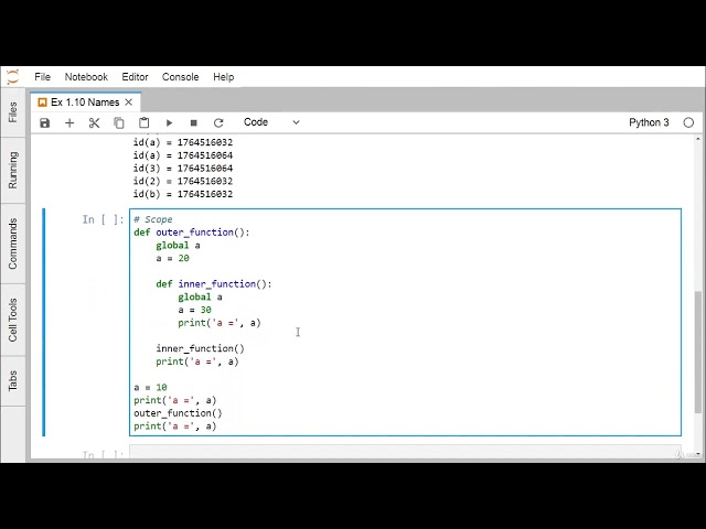 Learn Python From Beginner To Advanced Level : 15  Tutorial 15 Python Namespace and scope