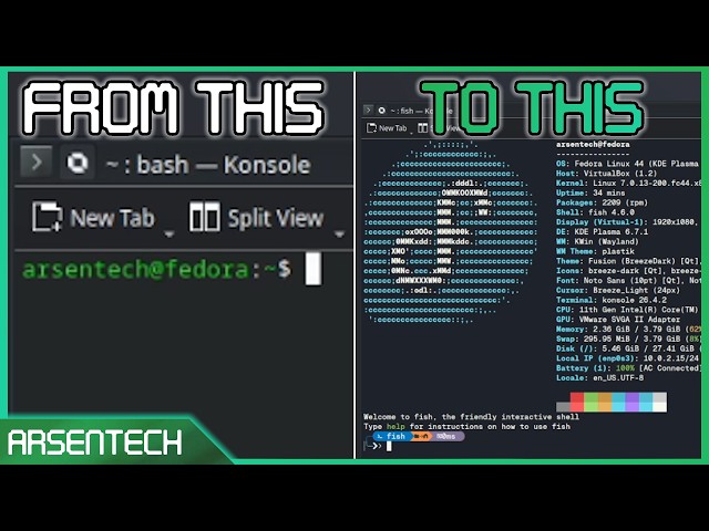 Make Your Fedora Linux Terminal Look Modern & Stylish!