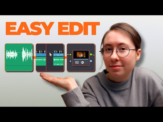 DaVinci Resolve Beginner Edit in 3 Steps