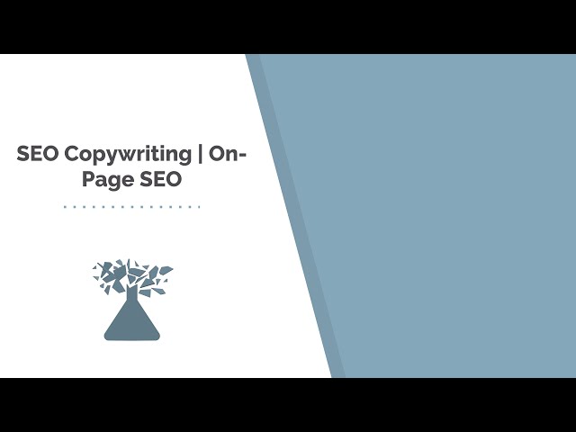 SEO Copy That Converts (Module 1 Class 5)